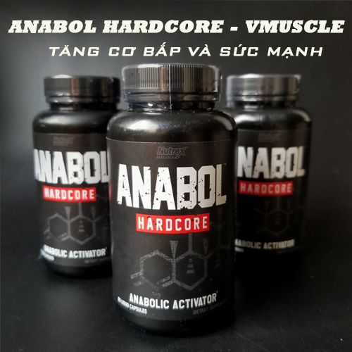 Nutrex Anabol Hardcore hỗ trợ tăng cơ bắp và sức mạnh [BẢN NHẬP KHẨU]