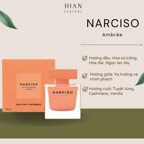 Nước hoa chiết Narciso Rodriguez Ambree Eau de Parfum 5ml | 10ml