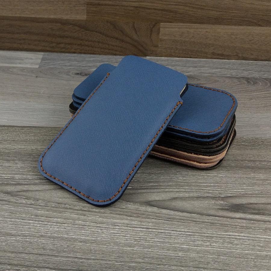 Bao Da Rút dành cho IPhone 6 Plus/ 7 Plus / 8 Plus Classic Da Bò Safiano