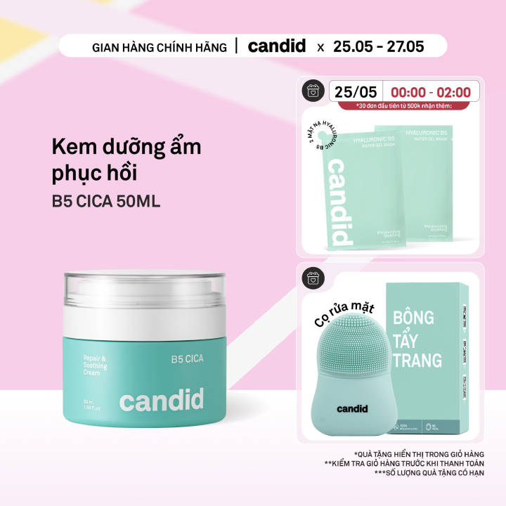Kem Dưỡng Ẩm Hỗ Trợ Làm Dịu, Phục Hồi Da B5 CICA