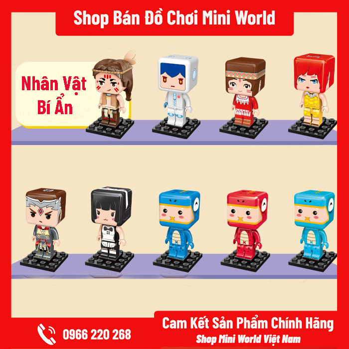 Mô hình Mini World Nhân Vật Bí Ẩn [Trọn Bộ Gồm 8 Hộp]