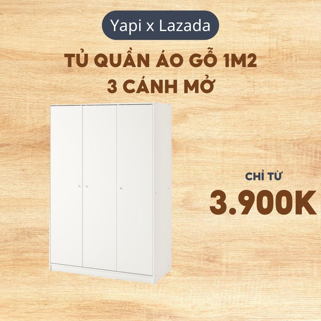Tủ Quần Áo 3 Cửa Mở Yapi -204