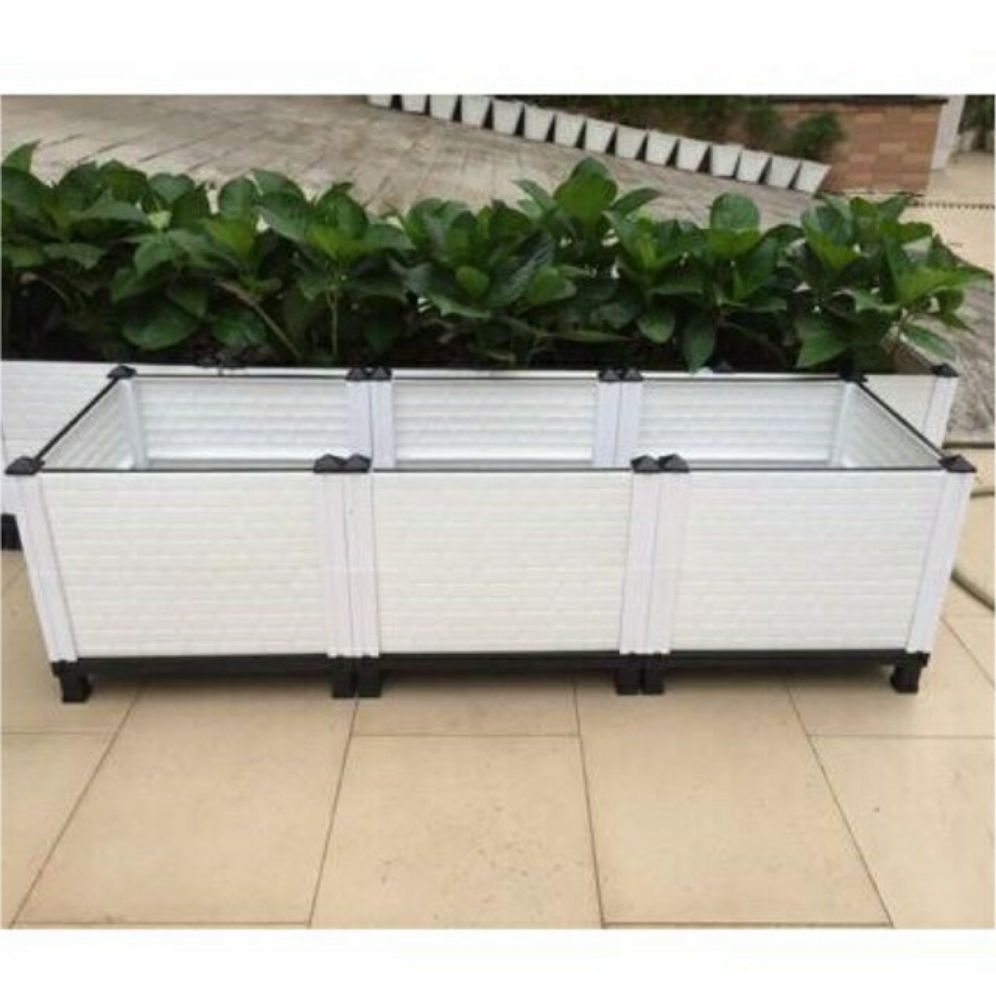chậu lắp ghép trồng rau thông minh 1m2x40cmx35cm