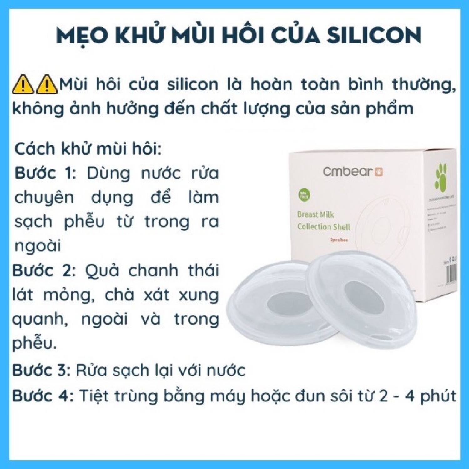 Hộp 2 miếng lót ngực hứng sữa cho mẹ CMBEAR