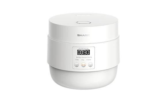 Nồi cơm điện tử Sharp KS-COM100DV-WH(1L)-Chính Hãng