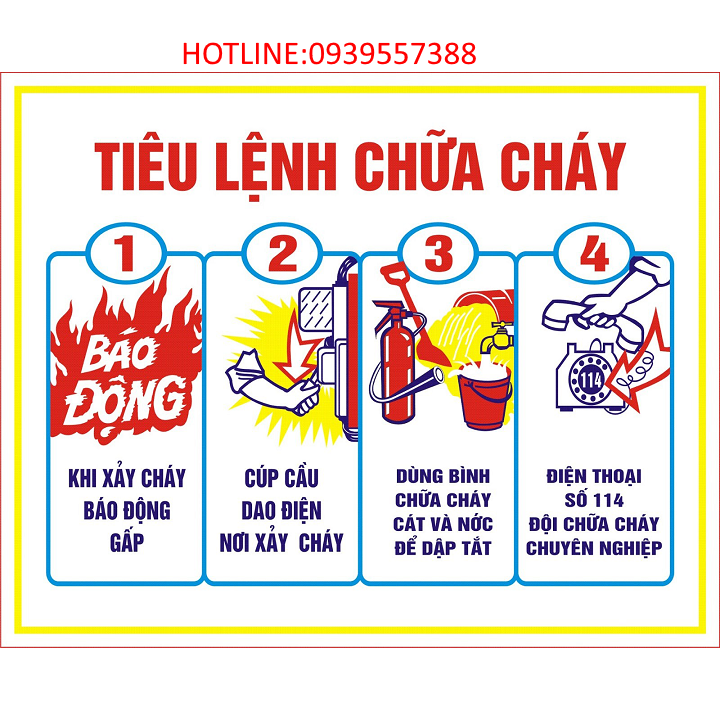 Bộ nội quy, tiêu lệnh  PCCC,, thiết bị pccc