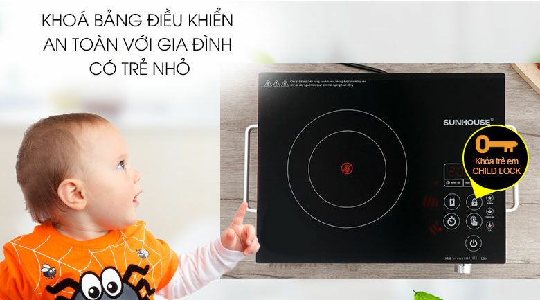 BẾP HỒNG NGOẠI SUNHOUSE SHD6017