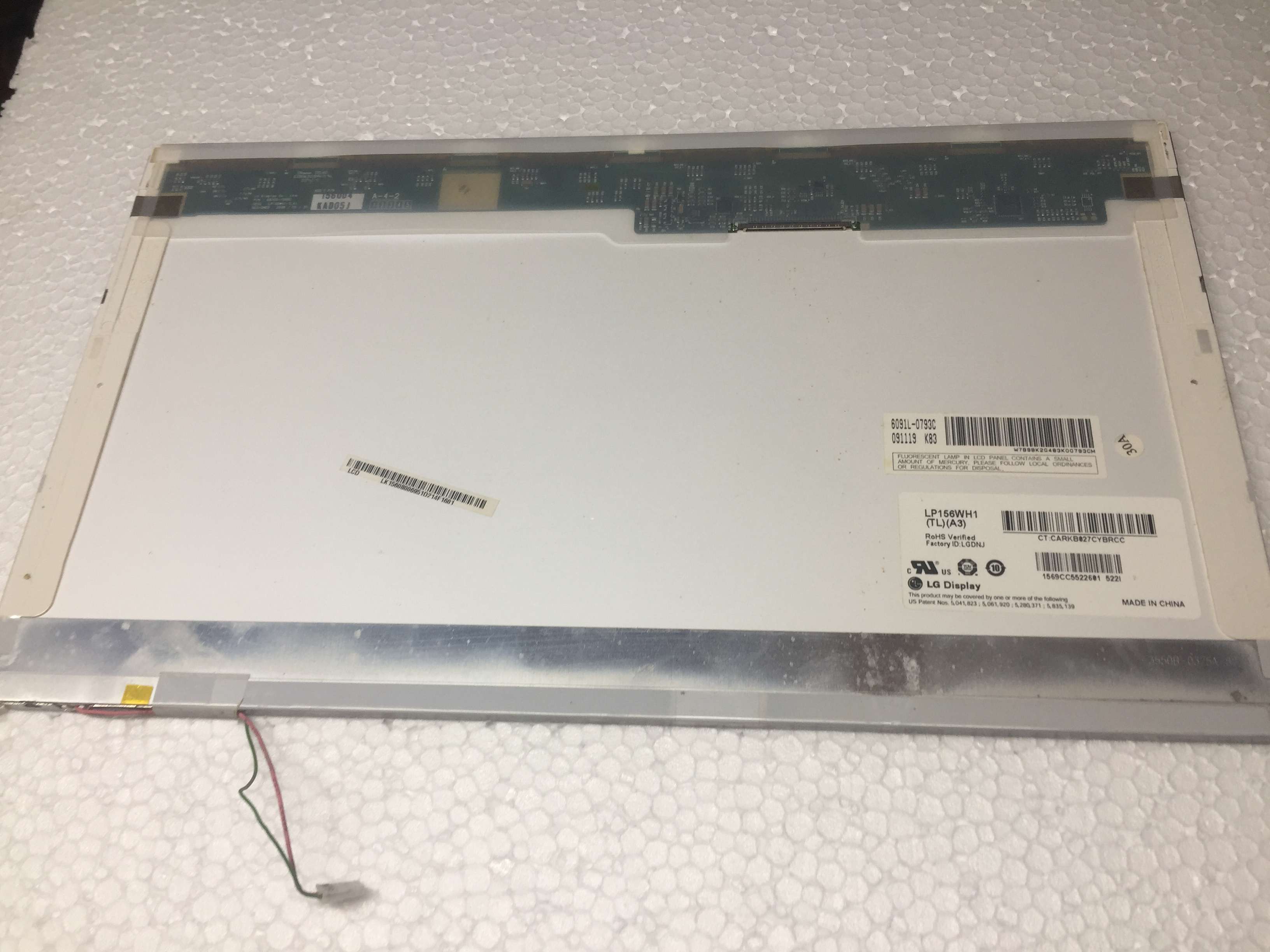 Màn hình LCD Laptop Chạy Đèn cao áp 15.6 in WIDE 30 Pin Sáng Đẹp