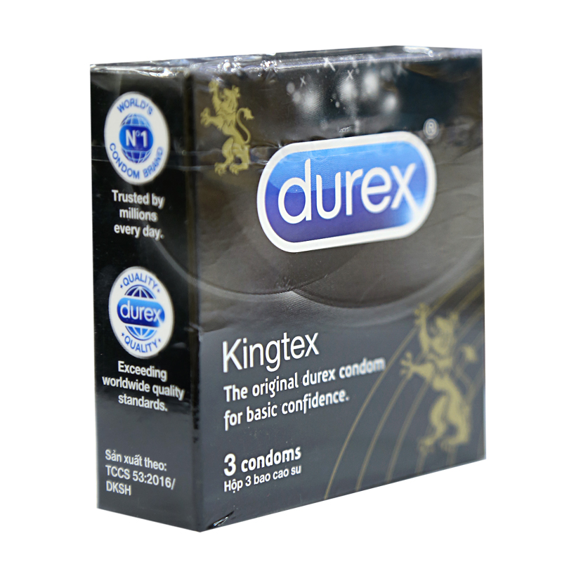 Bao Cao Su Kingtex hộp 3 cái