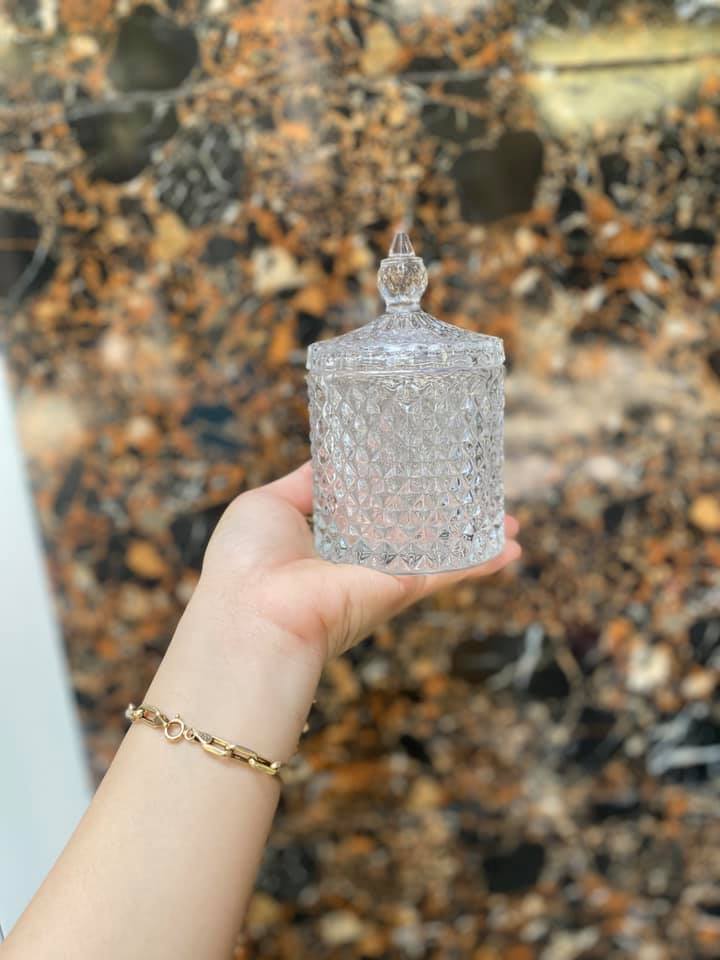 [HCM]HỘP 2 HỦ THUỶ TINH DUTCH LADY