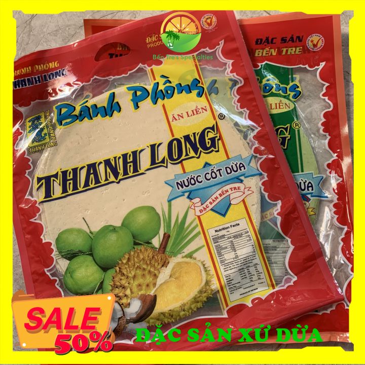 Bánh phồng sữa/lá dứa Thanh Long