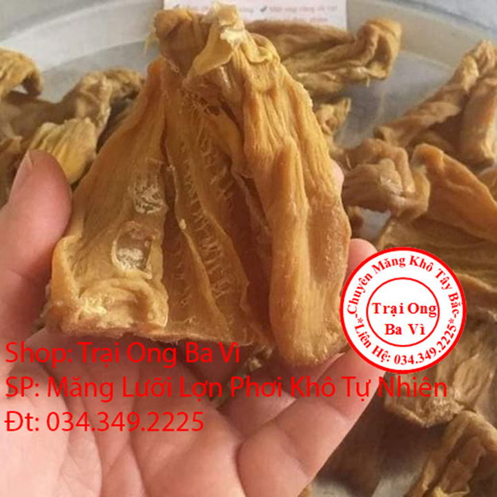 Măng lưỡi lợn khô rất non 500 gam