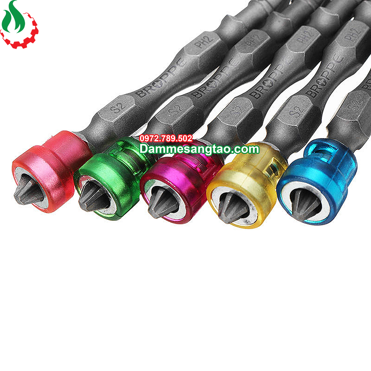 Mũi vít 4 cạnh có nam châm trợ lực bropee