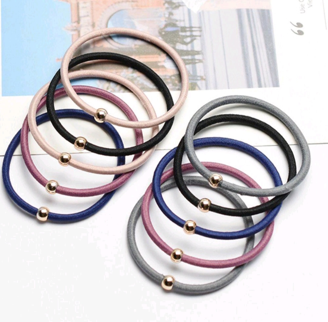 Cột tóc kẹp tóc đính hột phong cách Hàn Quốc