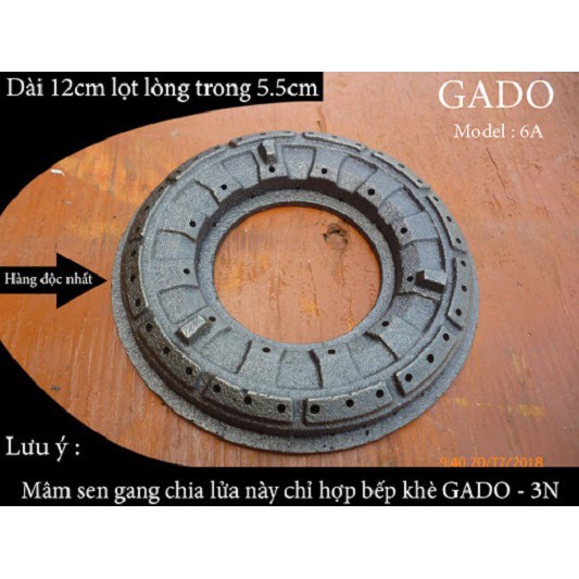 [ Trung Hoa] Mâm chia lửa bếp gas công nghiệp