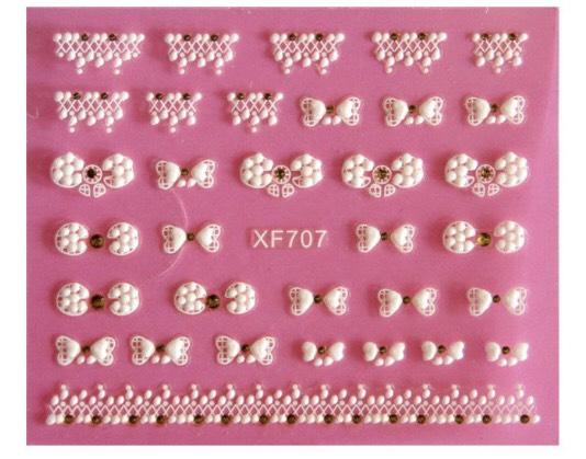 [HCM]Bộ 10 Miếng Dán Mỏng Tay 3D