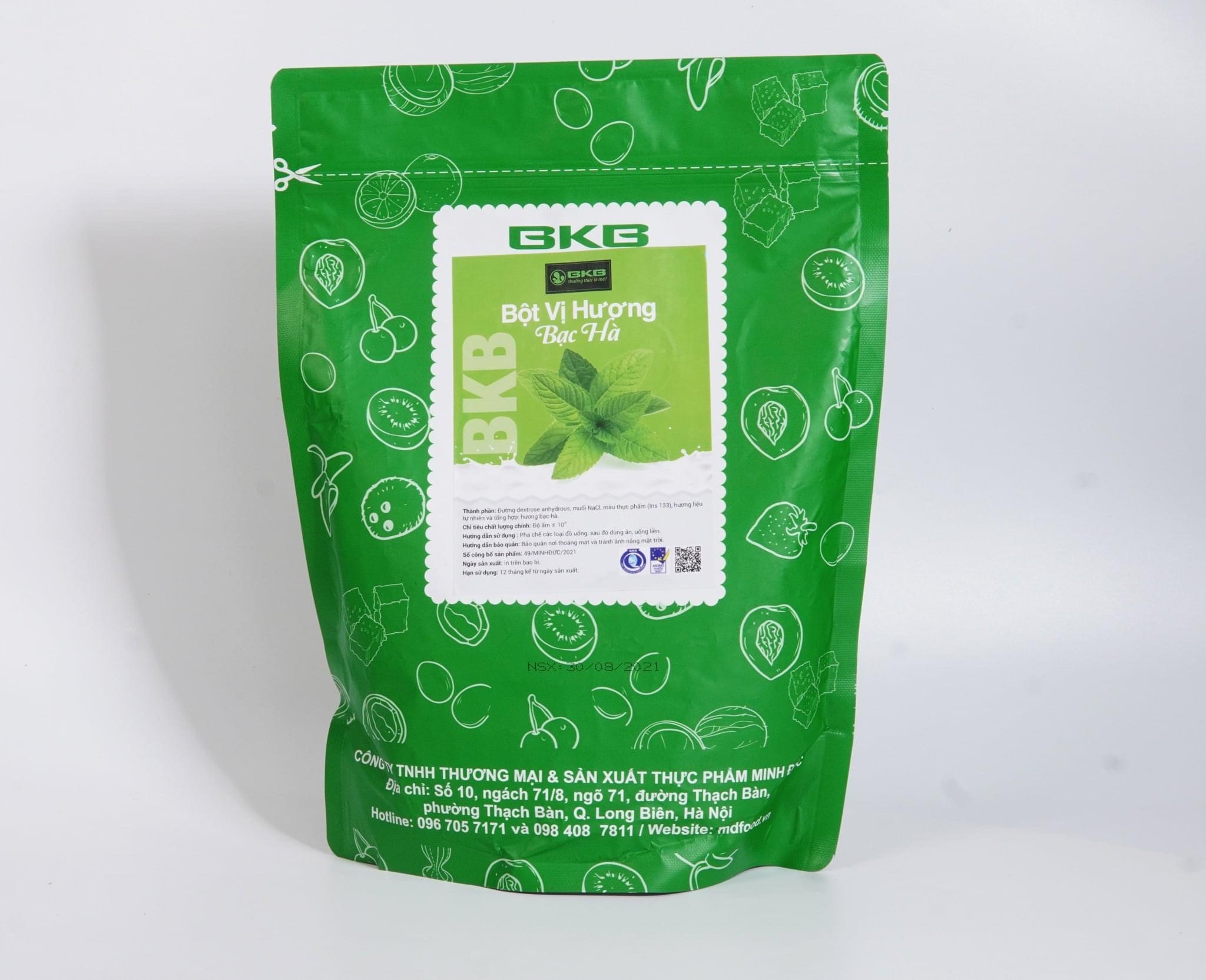 Bột vị bạc hà BKB pha trà sữa túi 1kg