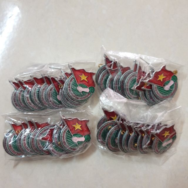 Combo 100 cái Huy hiệu đoàn, huy hiệu đoàn đội cài áo
