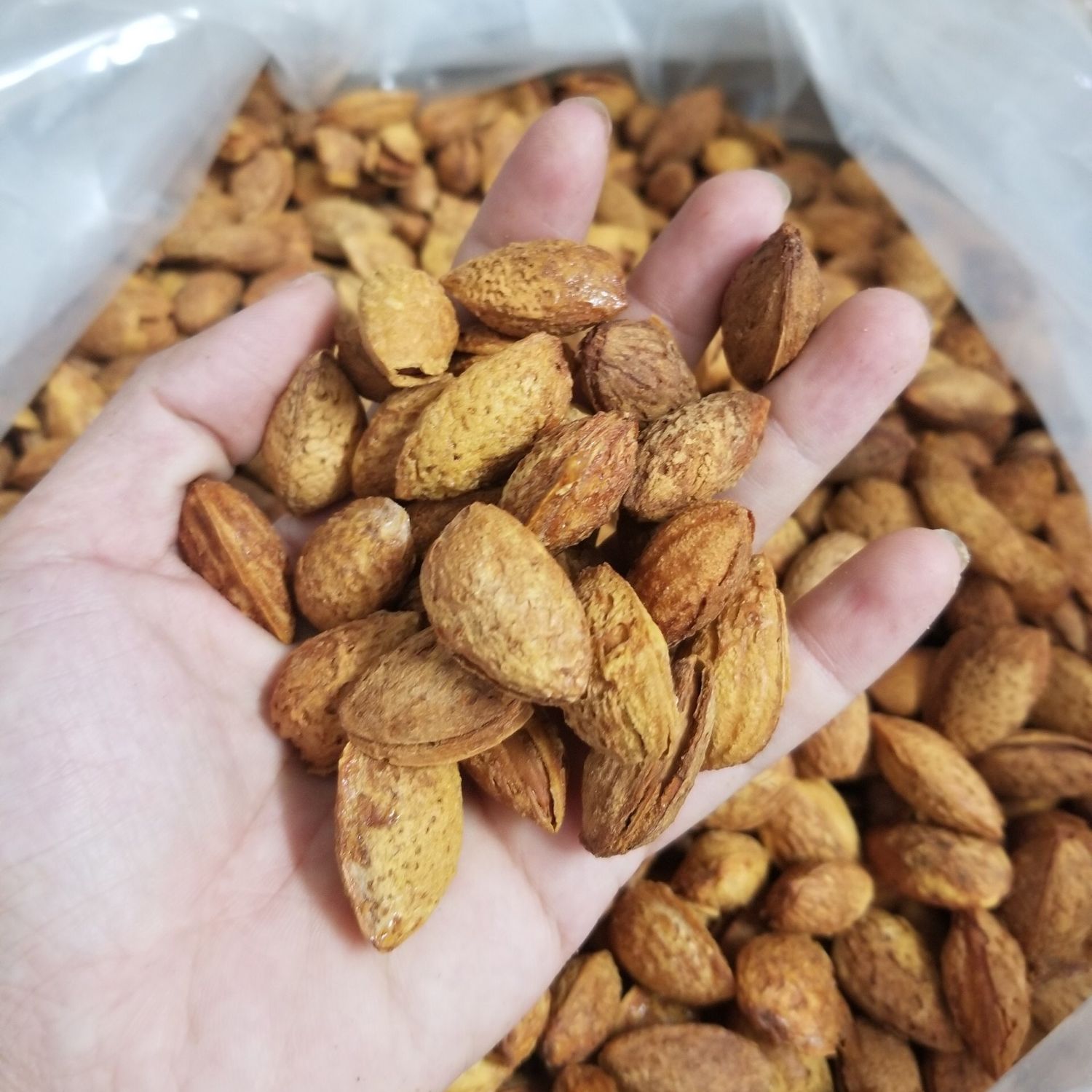 500G Hạnh Nhân Rang Bơ Vỏ Mỏng Nhập Khẩu Mỹ