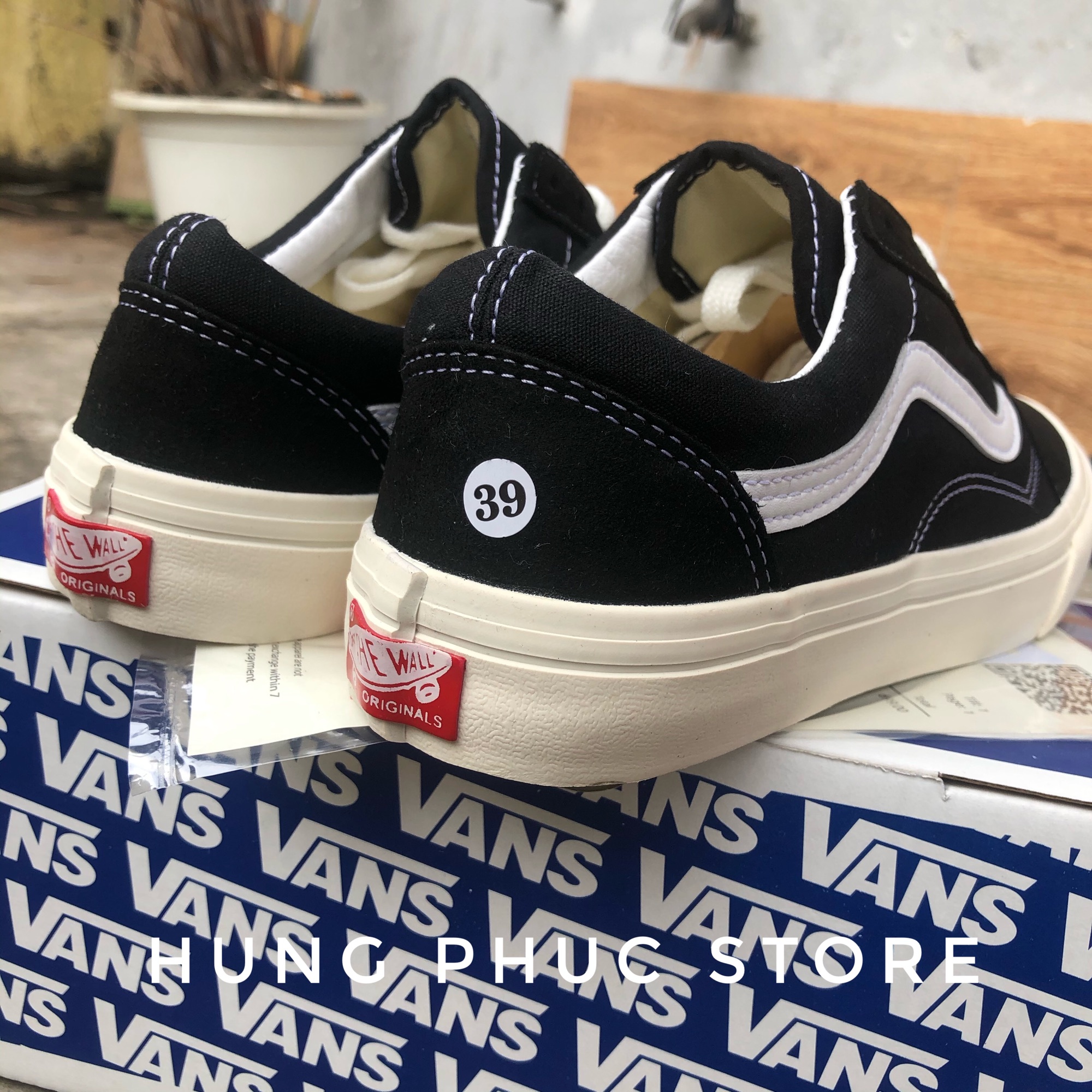 GIÀY VANS VAULT ĐEN 11(Full box + Bill)