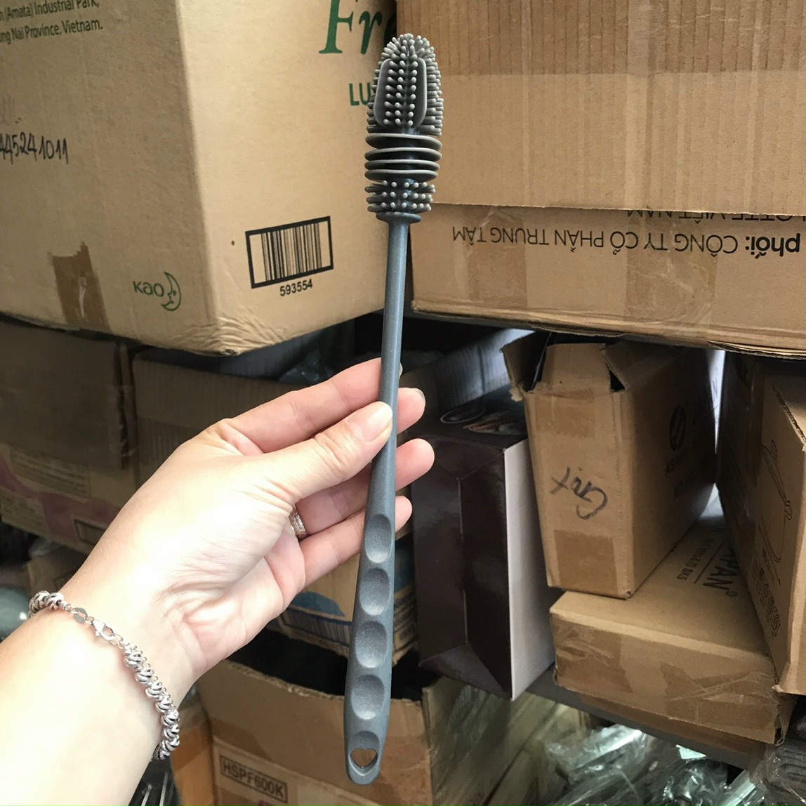 Cọ rửa bình sữa, ly, lọ bằng silicon bền chắc