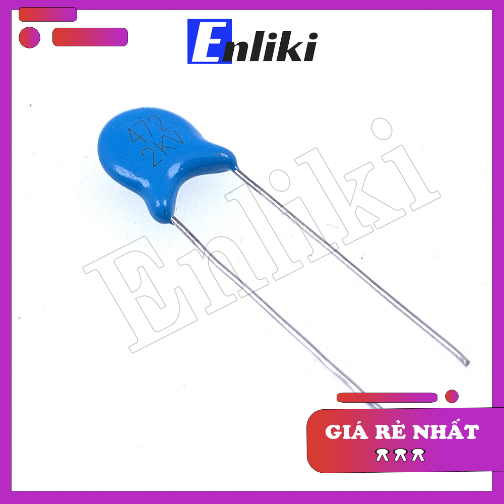 5 Chiếc Tụ Cao Áp 4.7nF 2KV 472