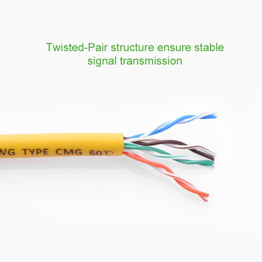 Cáp mạng đúc sẵn 2 đầu CAT5 dài 1-10M Ugreen NW103