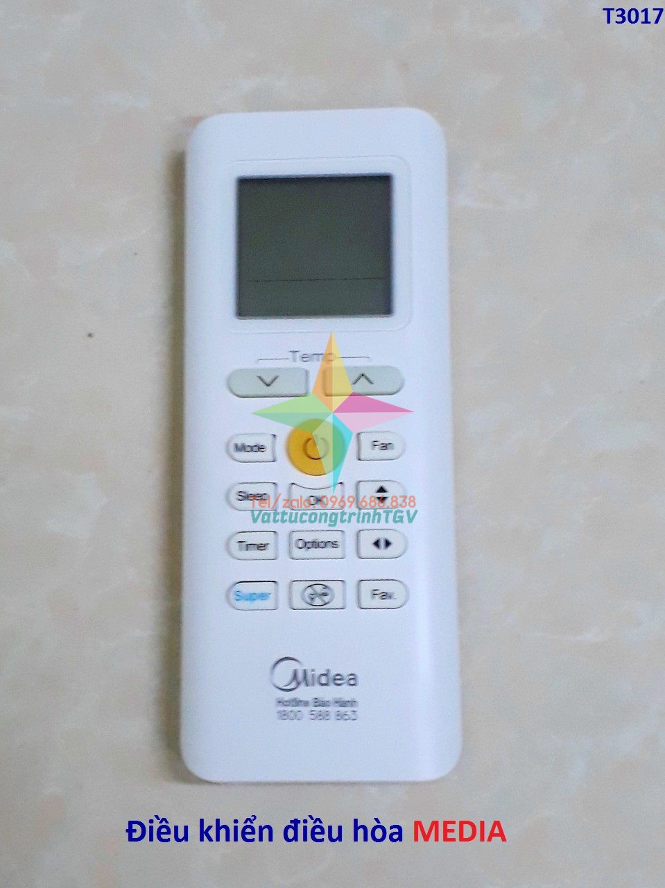 Điều khiển điều hòa MIDEA