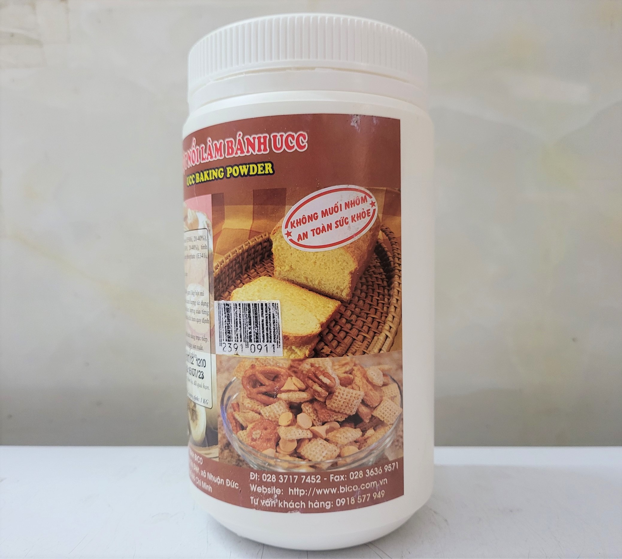 [HỘP 1Kg] BỘT NỔI LÀM BÁNH UCC [VN] BICO Baking Powder