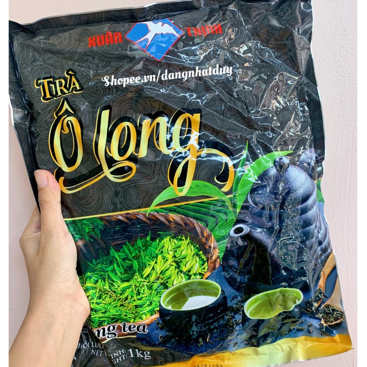 Trà Ô Long KING XUÂN THỊNH gói đen 1KG -DATE:2026