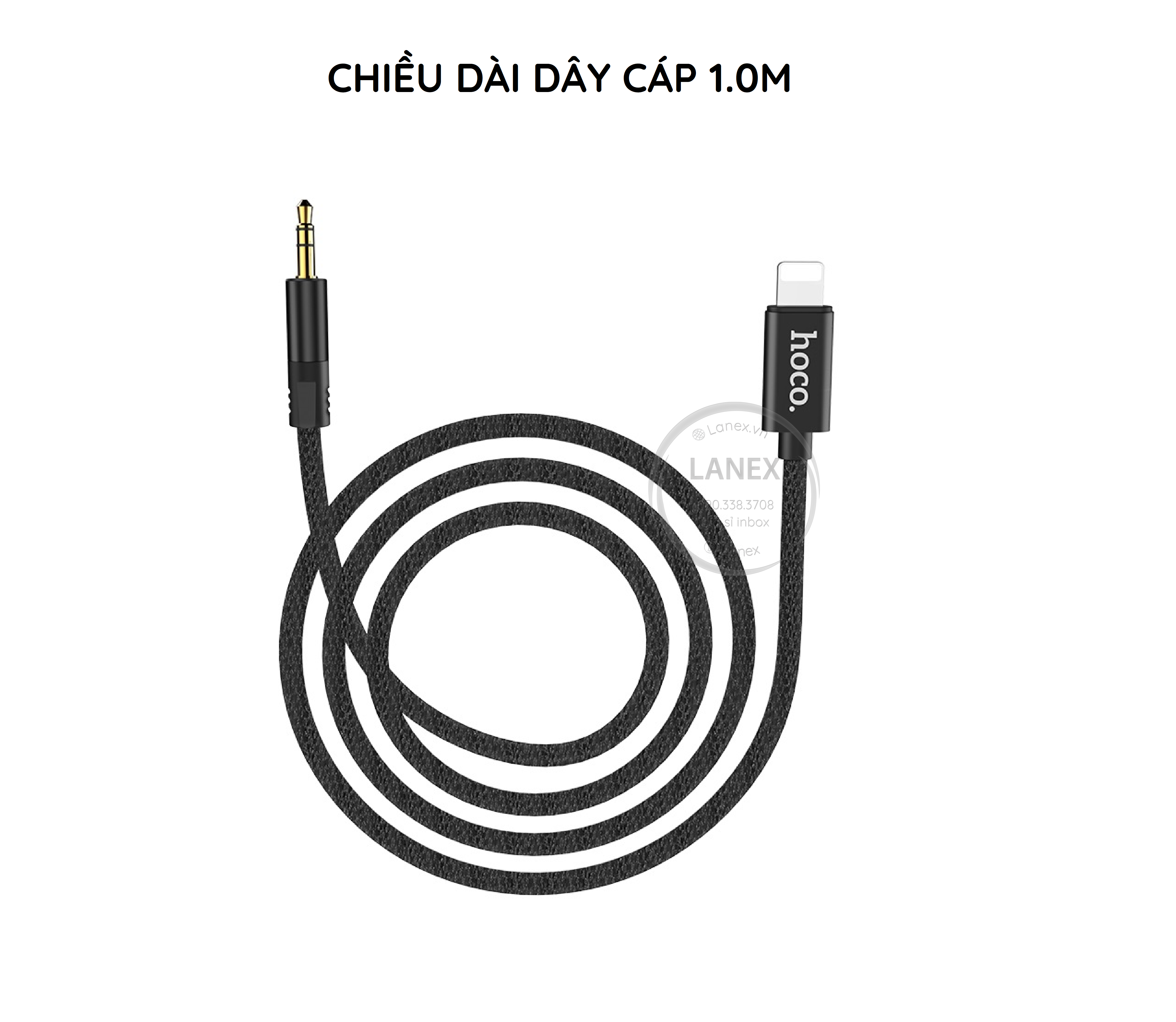 Bộ Chuyển Đổi Hoco Upa13 Cáp Audio Dây Dù Lightning Đến Jack 3.5mm