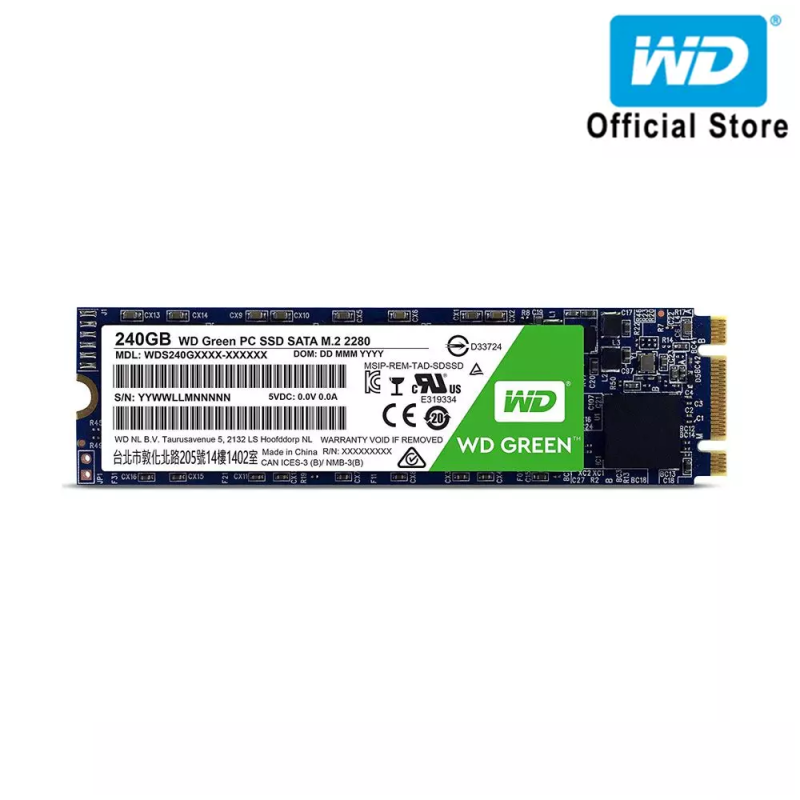 Bảng giá Ổ cứng SSD Western Digital Green M.2 2280 Sata III 240GB WDS240G2G0B Phong Vũ