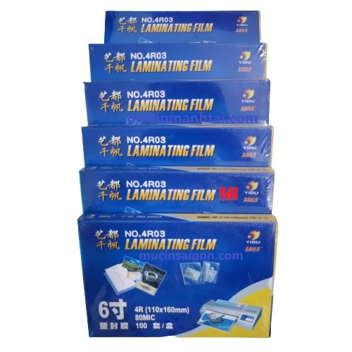 Màng ép plastic khổ 10x15 - 80 mic (1 xấp/100 tờ) - Giấy ép plastic 10*15 - 80 mic