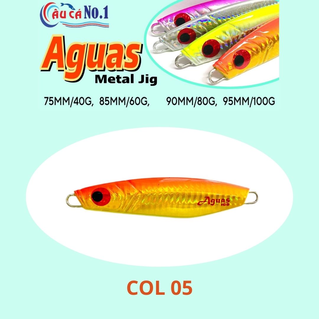 MỒI JIG CÂU CÁ PROHUNTER AGUAS METAL JIG 85MM/60G