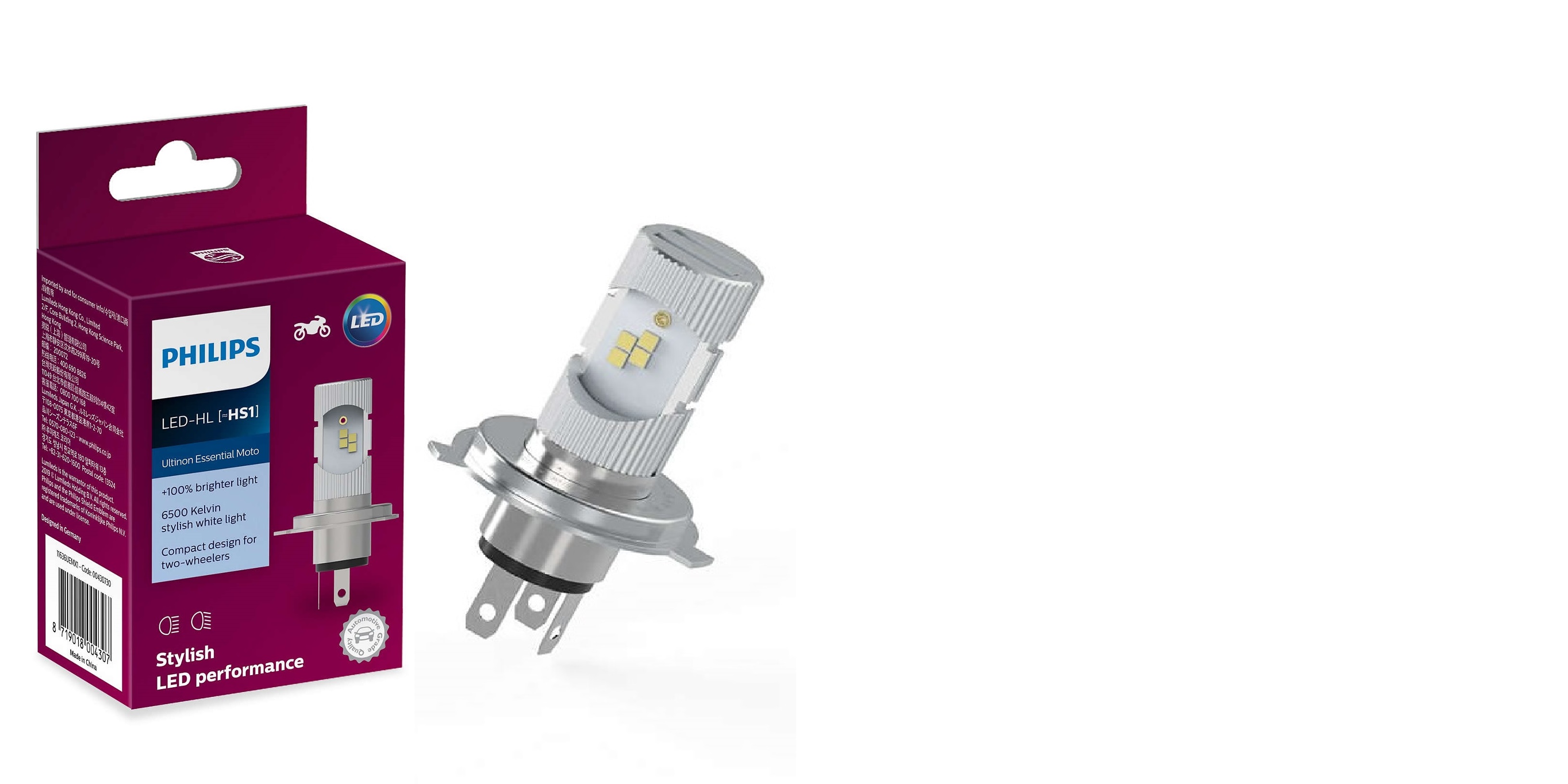 Đèn Xe Máy Philips LED HS1 11636UEMX1 - 12V/6W
