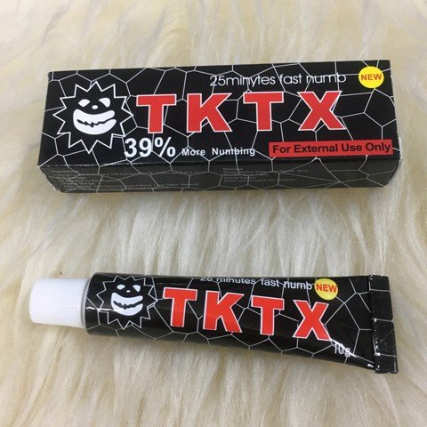 [Set 2 tip] Kem tê TKTX phun xăm Môi mày mí mắt 10g