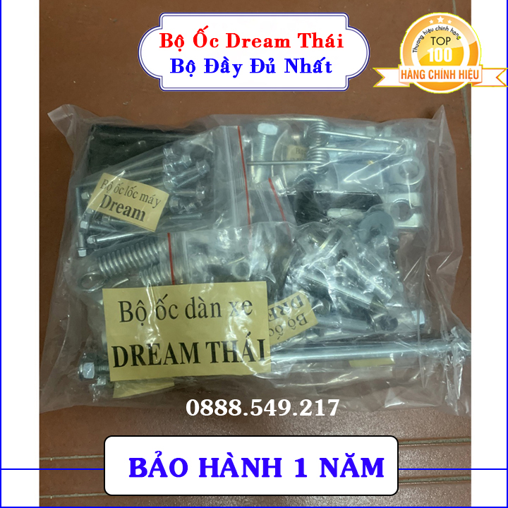 Bộ ốc xe Dream Thái hàng loại 1