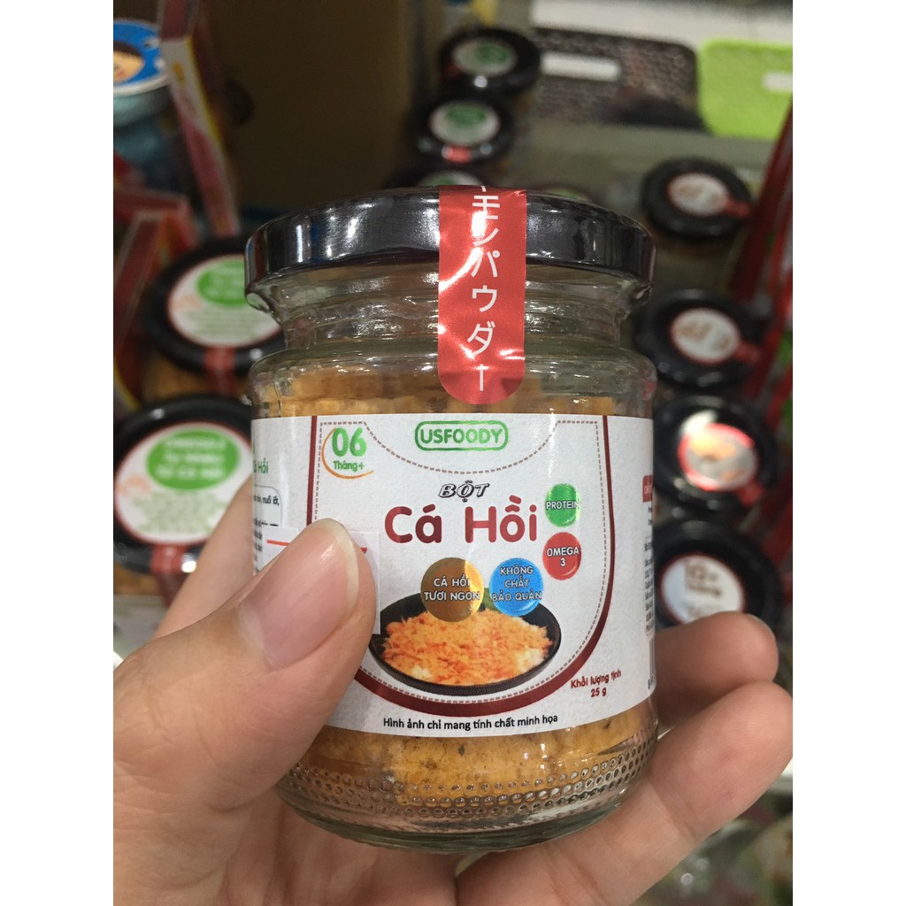 Chà Bông Cá Lóc  US FOOD 20g 6m+
