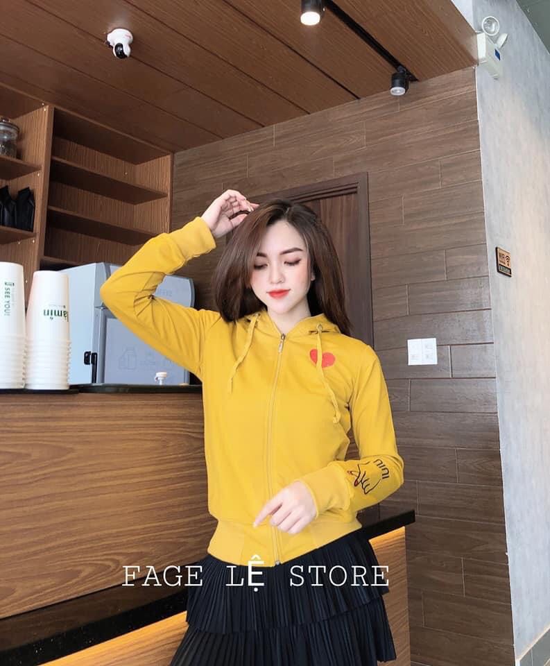 ÁO KHOÁT NỮ CAO CẤP THÊU TIM DỄ THƯƠNG