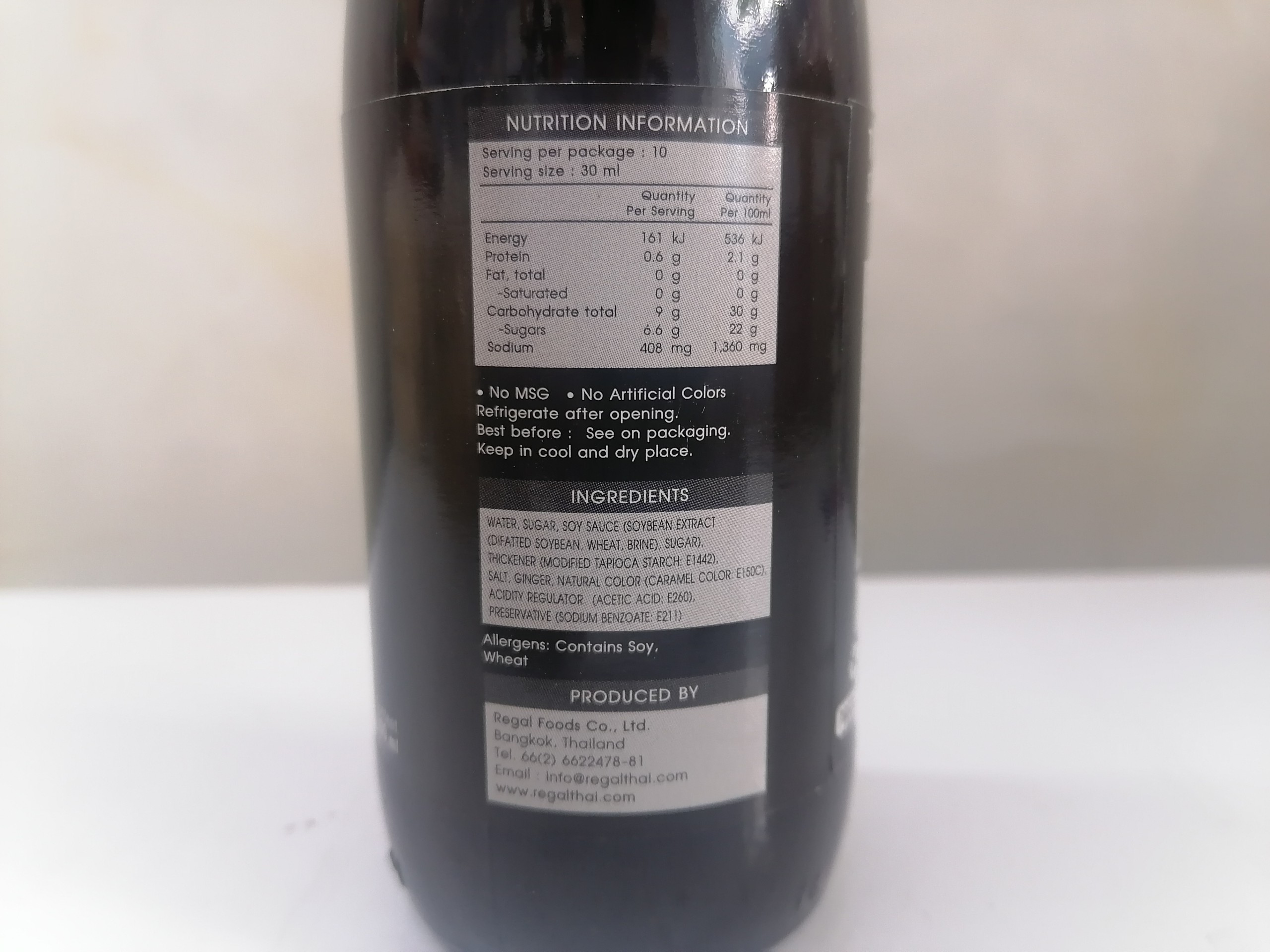 [Chai 300ml] XỐT TERIYAKI [Thailand] REGAL Teriyaki Sauce (atu)