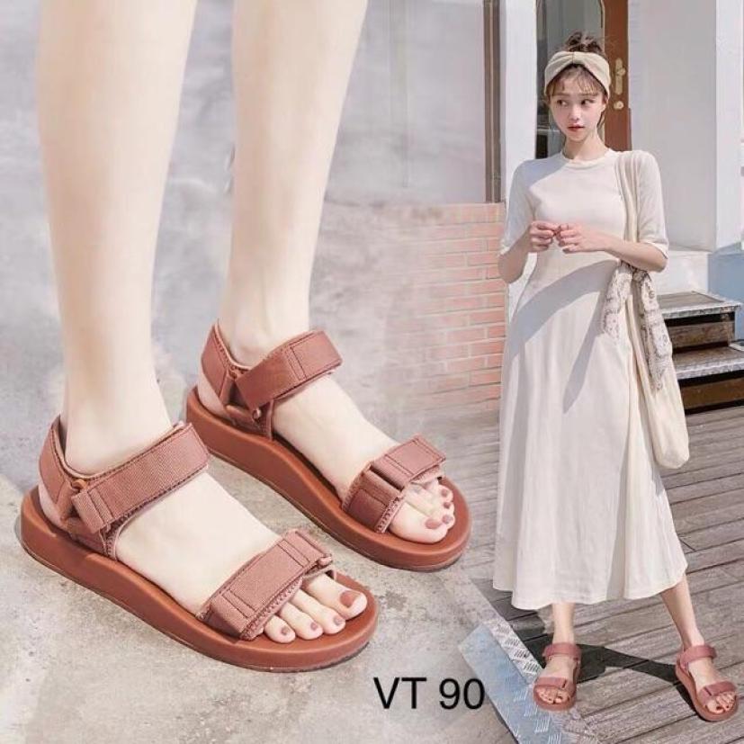 Sandal quai dán đế trơn siêu đẹp giá rẻ