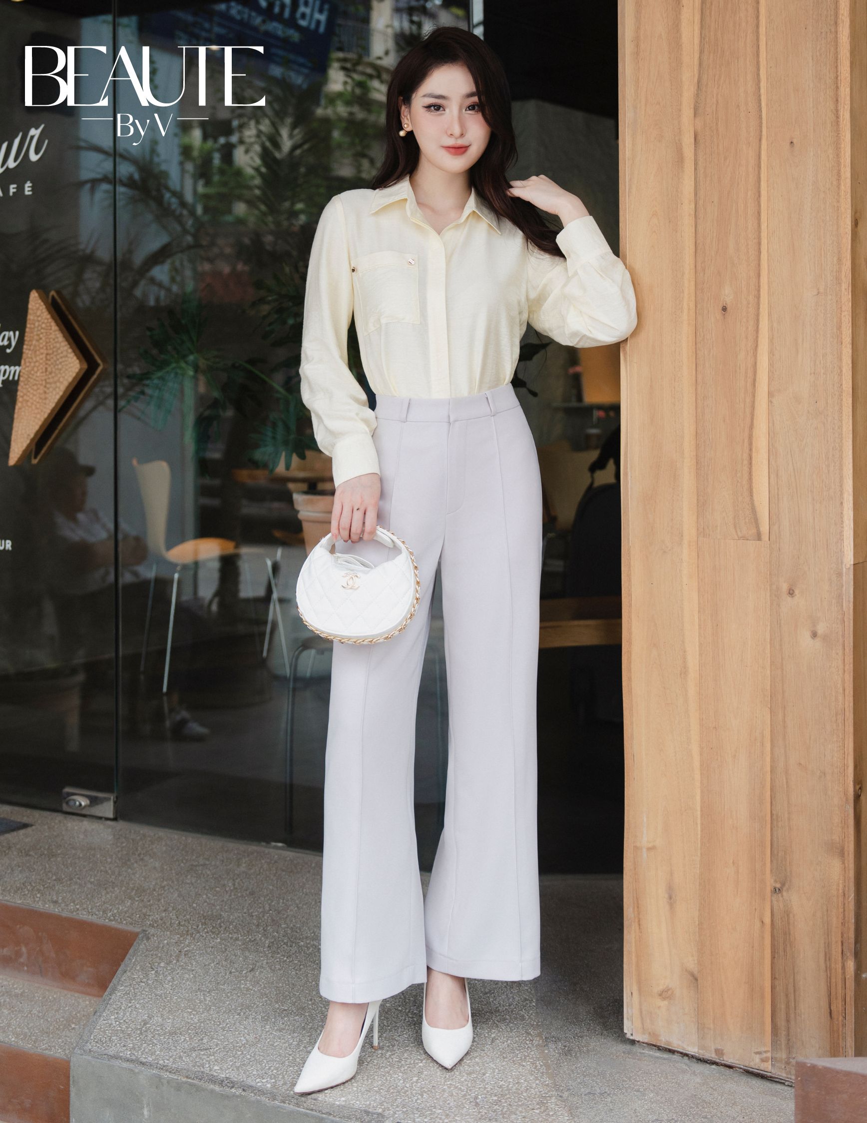 BEAUTEBYV - Quần dáng suông chạy mí Hannah