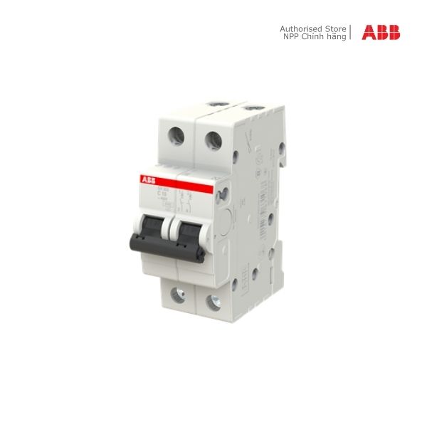 Cầu dao tự động ABB MCB 2P 10A 6kA (SH202-C10)