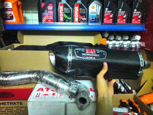 Cổ Pô 2 khúc cho R15 V3, GSX R150