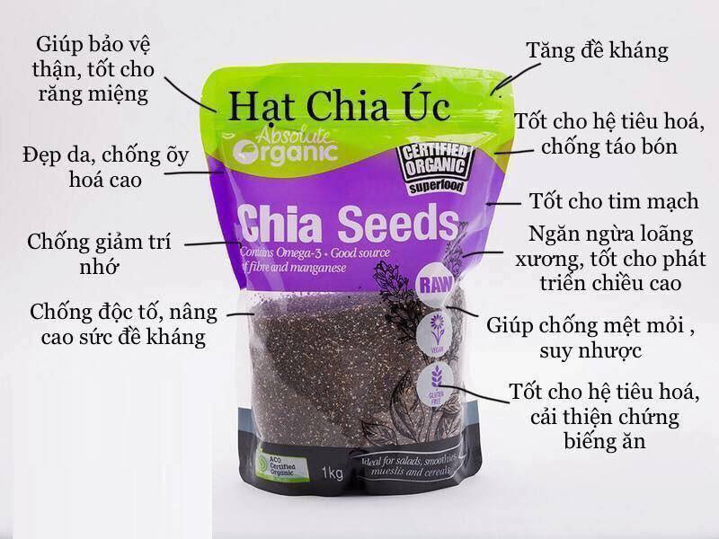 Hạt Chia Úc Absolute Organic