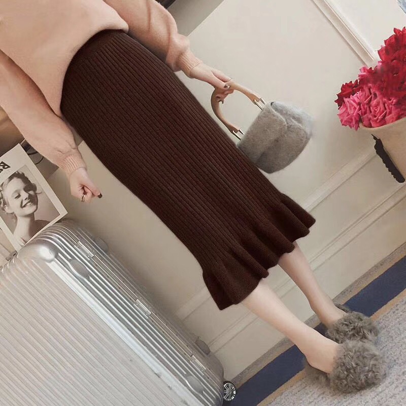 Chân váy len đuôi cá sang chảnh