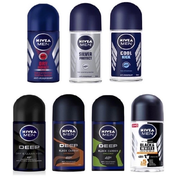 Lăn Khử Mùi Nivea Men 50ml - Black & White Original
