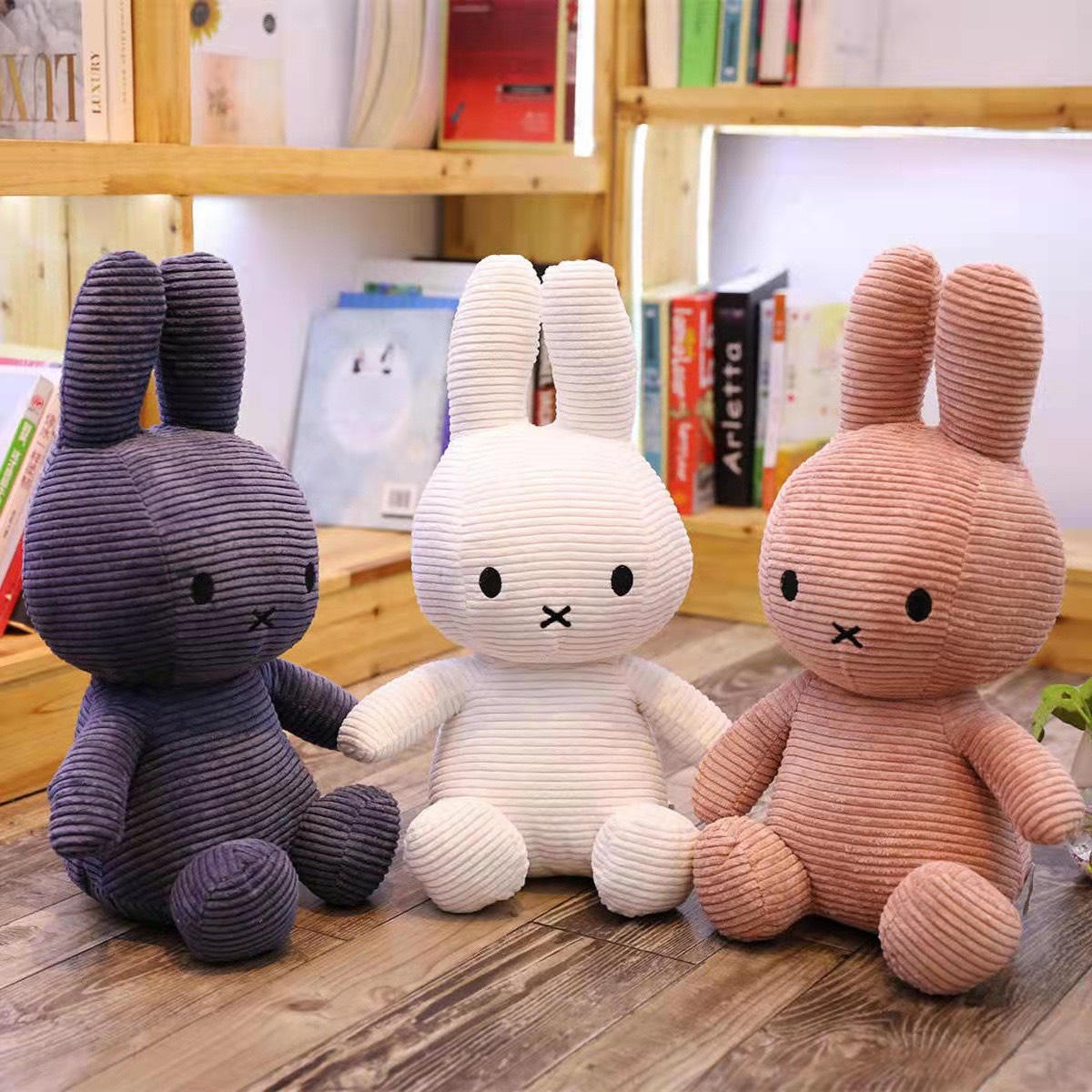 (Thú nhồi bông)Thỏ Bông Miffy Cao Cấp Cho Bé Yêu Size Lớn 33Cm