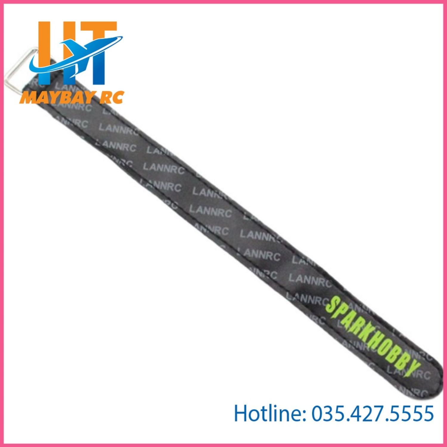 Dây buộc pin máy bay siêu bền bọc da dài 25cm