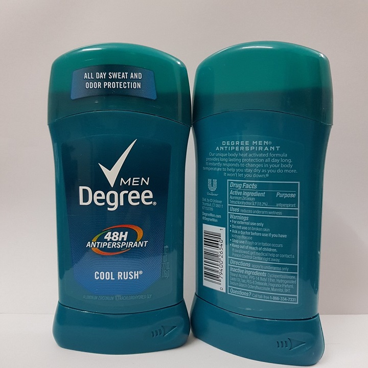 Sáp khử mùi Degree Cool Rush chai 76g